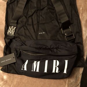 AMIRI make belt bag. Black.